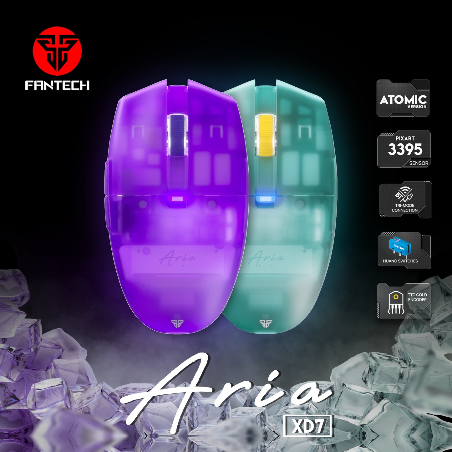 ARIA XD7 ATOMIC Mouse untuk Valorant