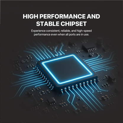 FANTECH HC101 Converter USB Hub Type C 10 in 1