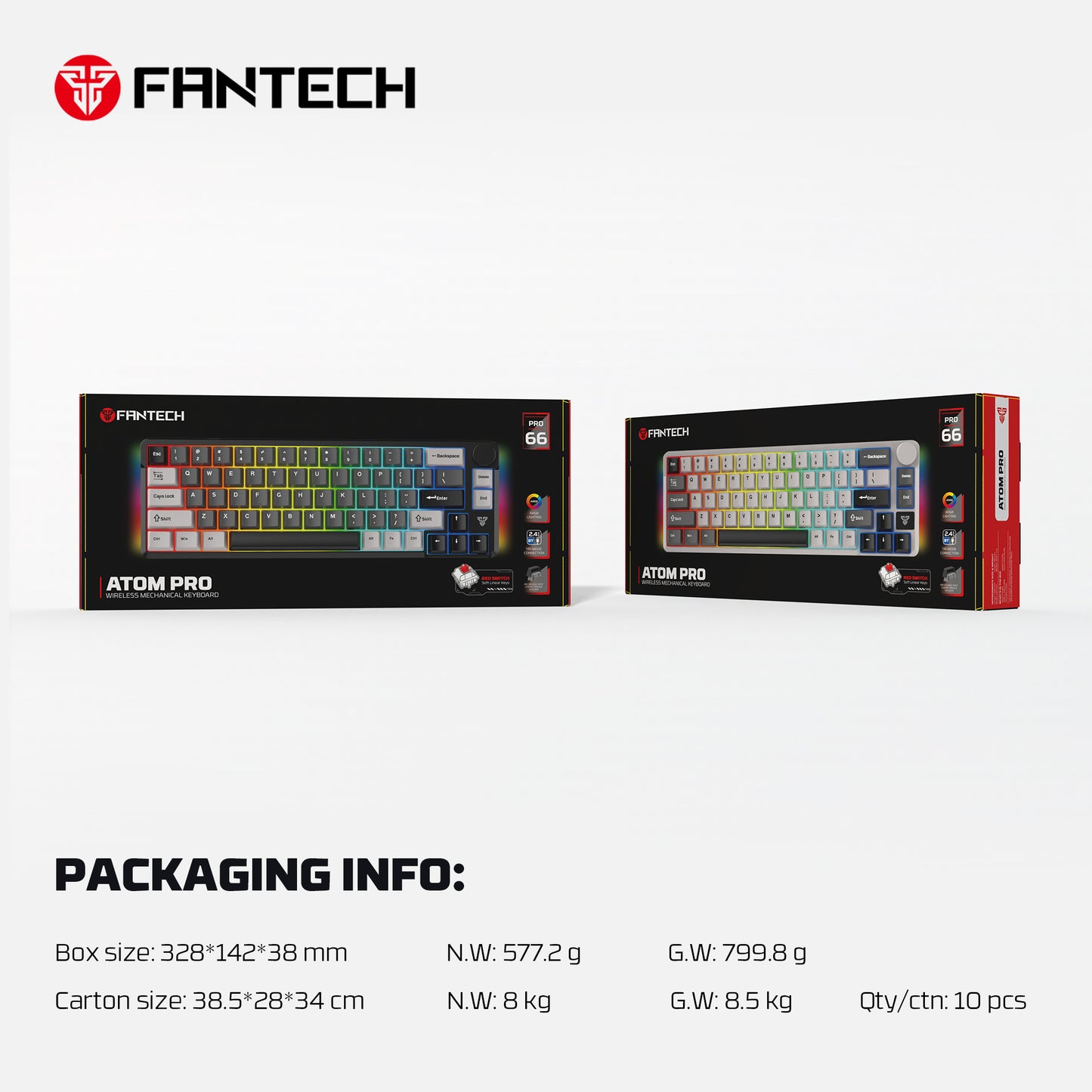 ATOM PRO66 MK919 Keyboard Gaming Terbaik