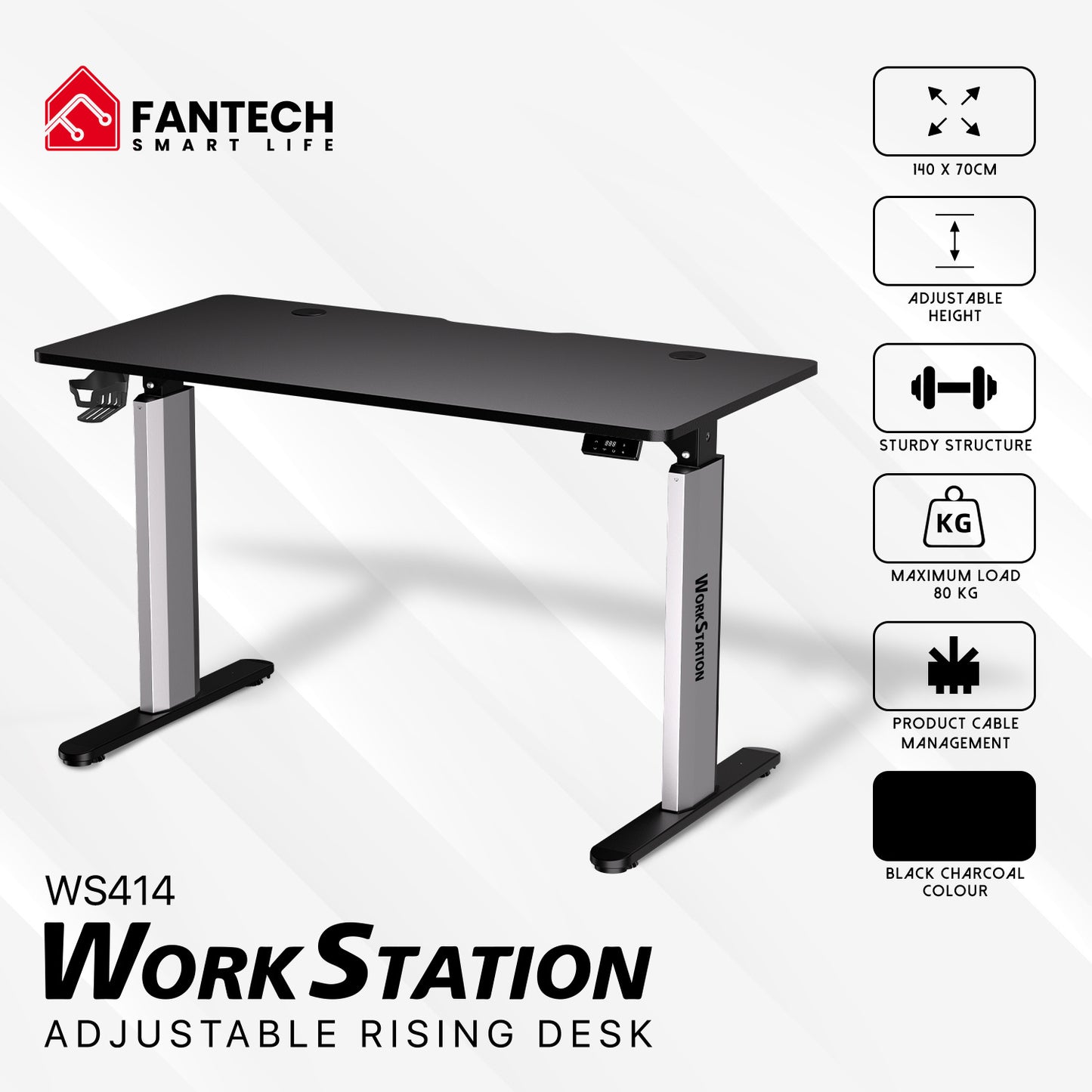 WORK STATION WS414 ELECTRIC ADJUSTABLE DESK
