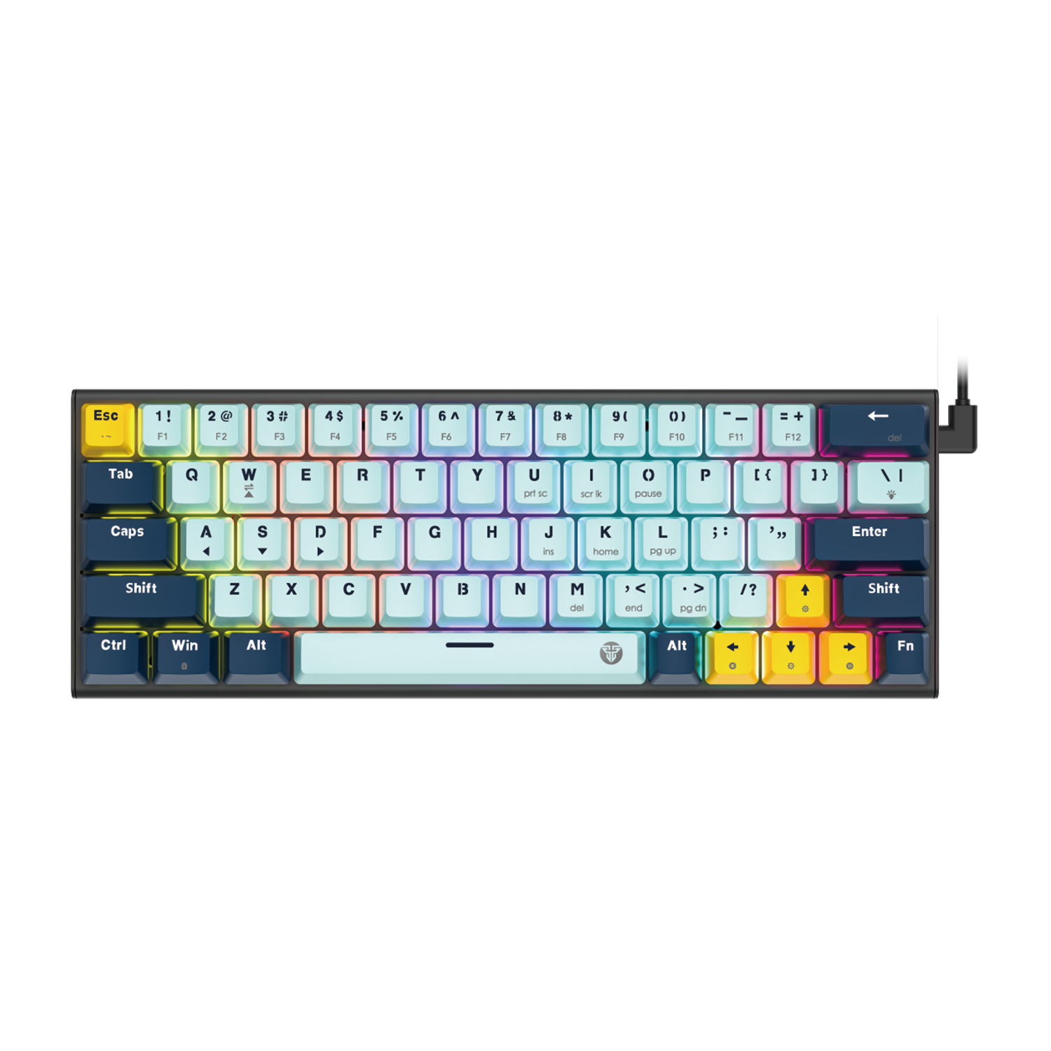Fantech ATOM MIZU SERIES Keyboard Mechanical Gaming ATOM 63 81 96 Hotswappable 3 Pin
