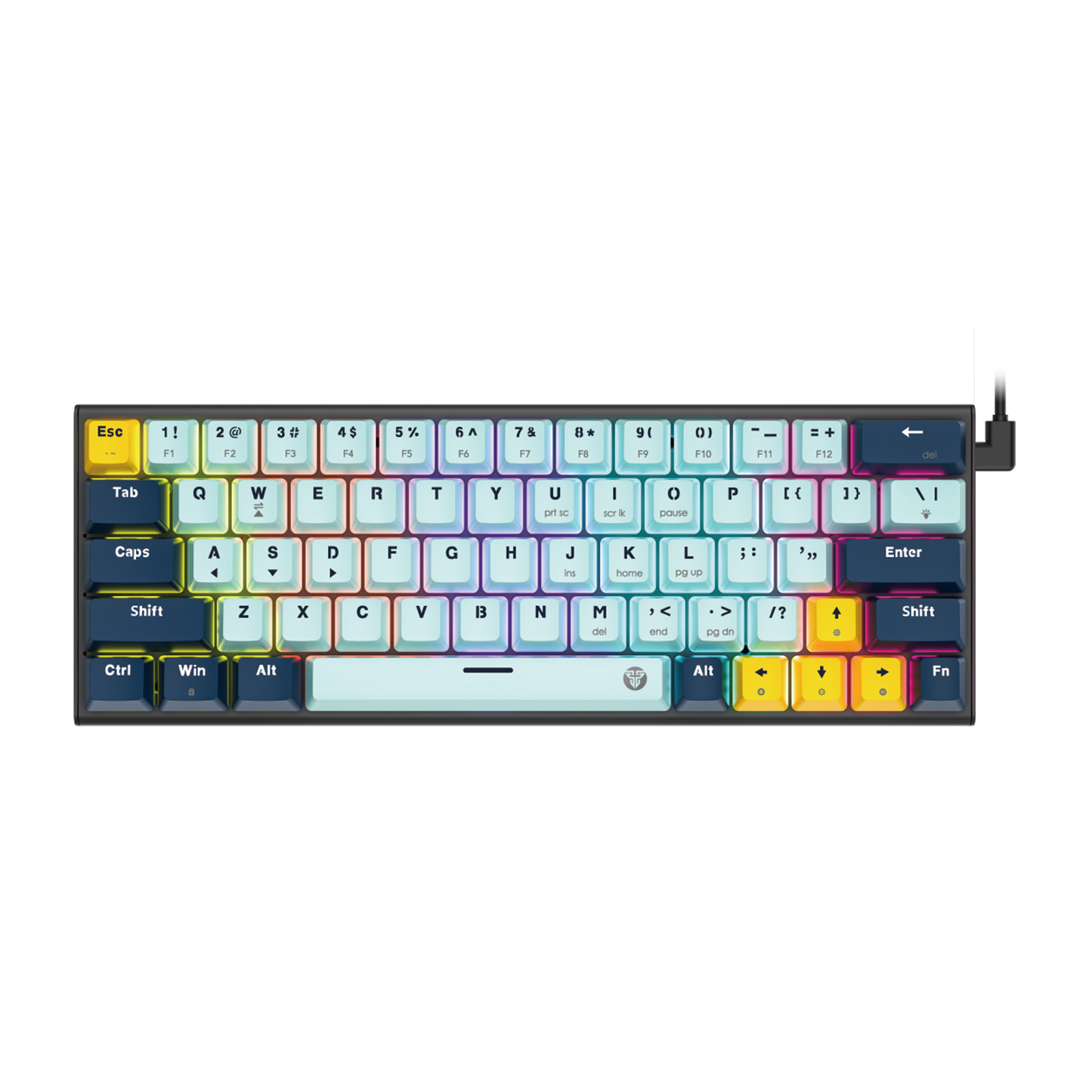 Fantech ATOM MIZU SERIES Keyboard Mechanical Gaming ATOM 63 81 96 Hotswappable 3 Pin