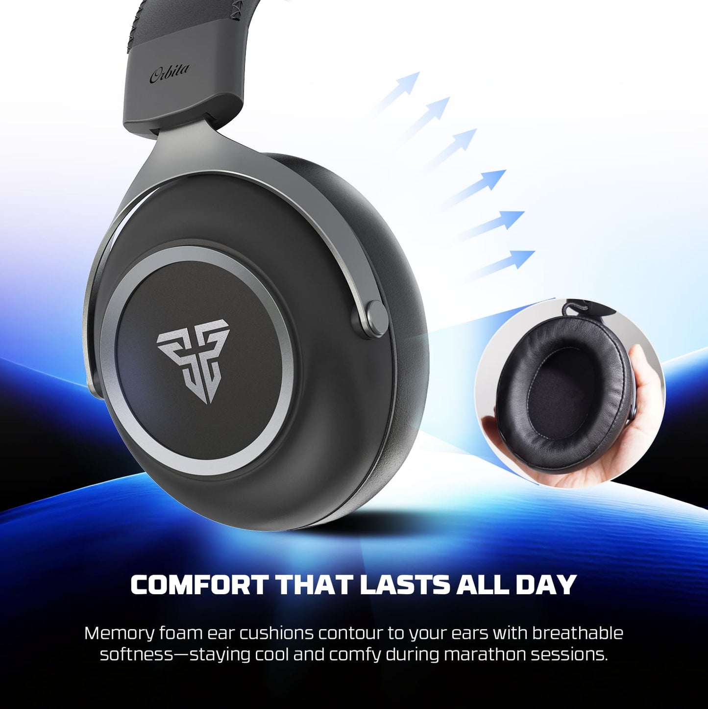 Fantech Orbita WHG07 Wireless Gaming Headset Quad Mode 7.1 Surround