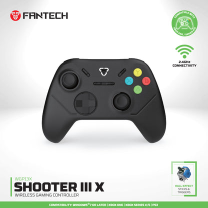 Fantech Shooter III X WGP13X Wireless Gamepad Hall Effect PC Xbox PS3