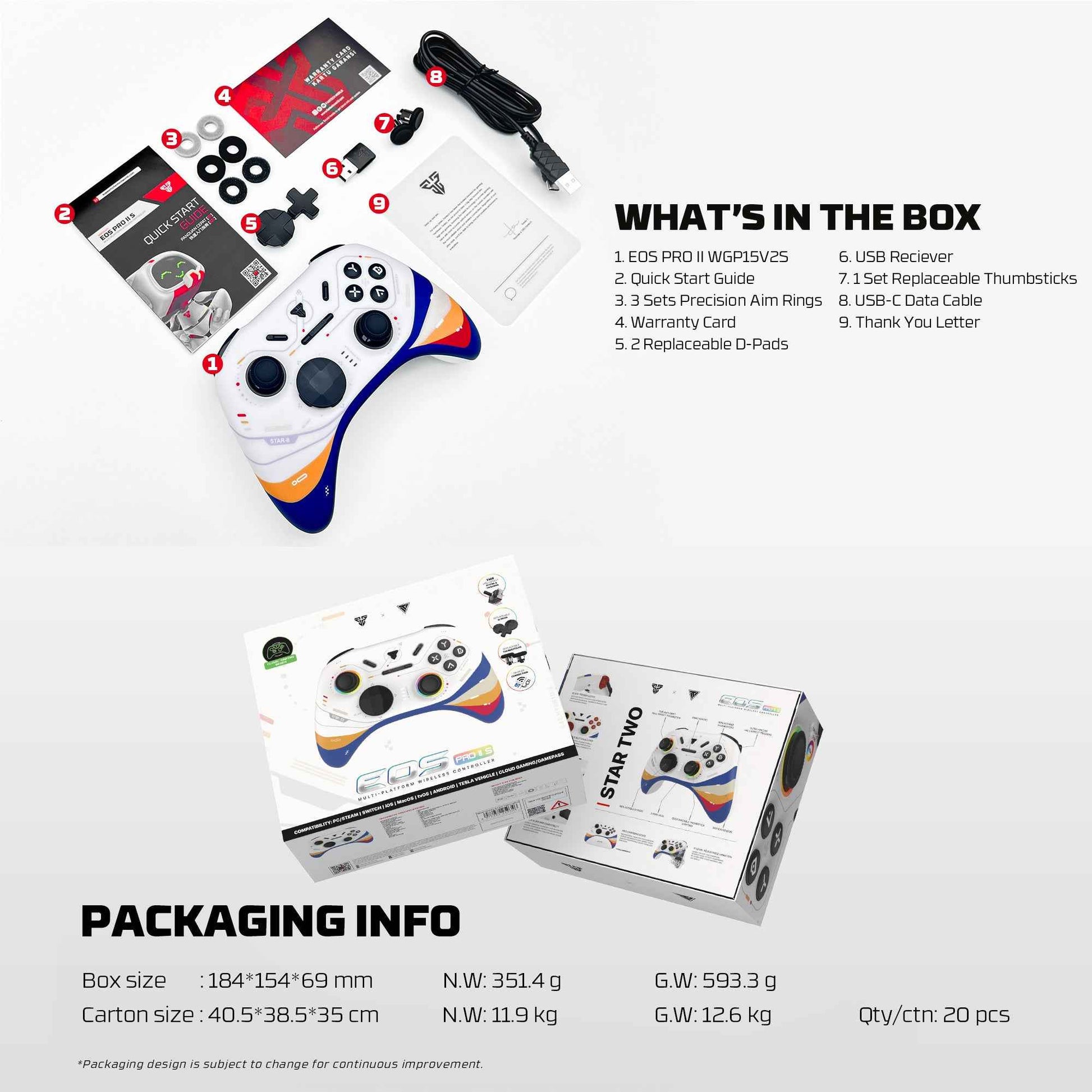 WGP15V2S Star Two Bluetooth Gamepad