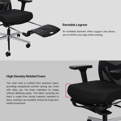 Fantech Kursi Kantor Kerja Jaring Premium Office Chair OCA259 PRO