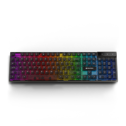 Fantech SHIKARI K515 Keycaps Transparan Keyboard Gaming RGB Membrane - Fantech Indonesia
