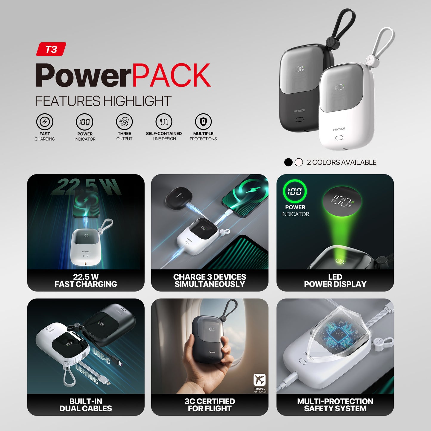 FANTECH POWER PACK T3 POWERBANK