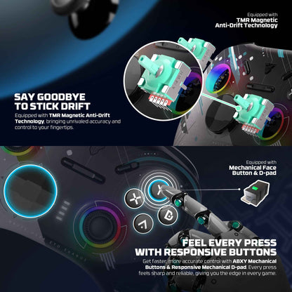 WGP15V2S Geminus Bluetooth Gamepad