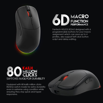 MOUSE GAMING PRO HELIOS XD3V2