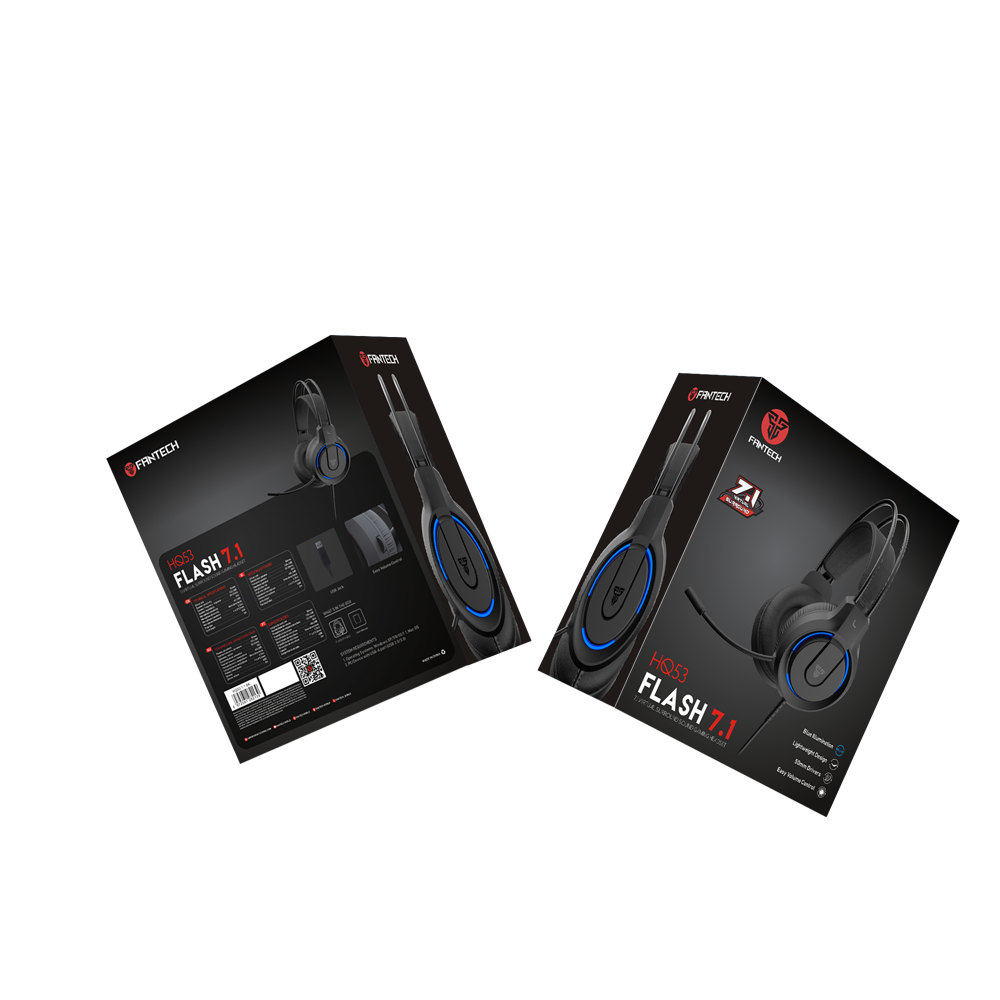 Fantech FLASH HQ53 7.1 Headset Gaming - Fantech Indonesia