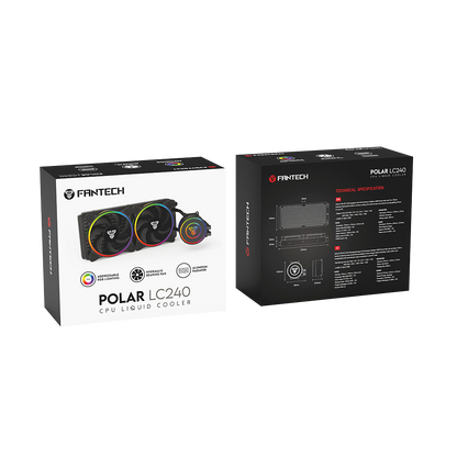 Fantech POLAR LC240 AIO Water Cooling CPU Liquid Cooler 240mm - Fantech Indonesia