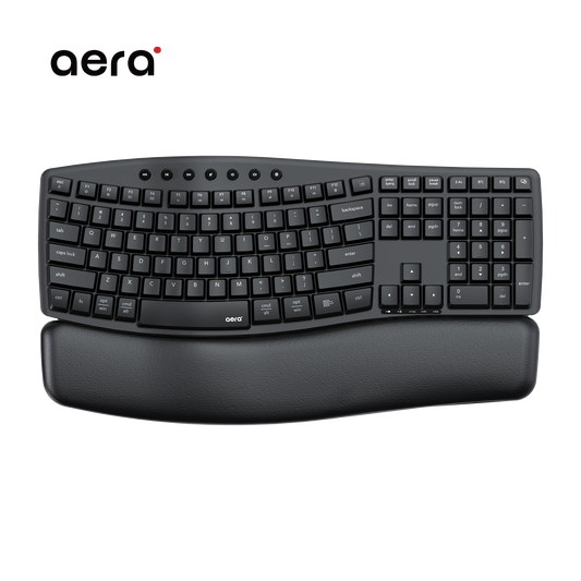 Fantech WKM71 Aera Wireless Ergonomic Keyboard and Mouse Combo