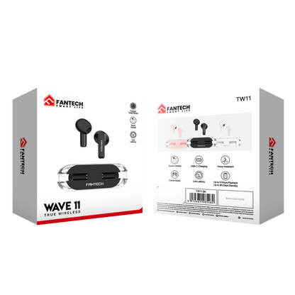 Fantech TWS WAVE Wireless Earphone Bluetooth TW11 & TW11V2 - Fantech Indonesia