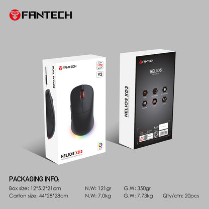 MOUSE GAMING PRO HELIOS XD3V2