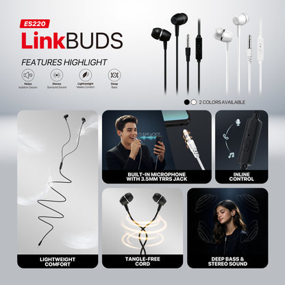 FANTECH LINK PODS ES220 EARBUDS