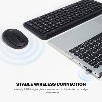 Fantech GO WK901 Combo Keyboard Mouse Wireless Ultra-Thin Silent