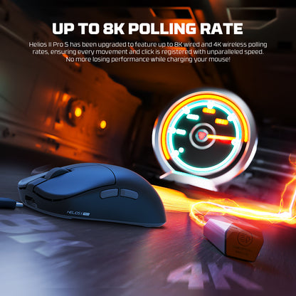 Mouse Gaming HELIOS II PRO S 8K 8K