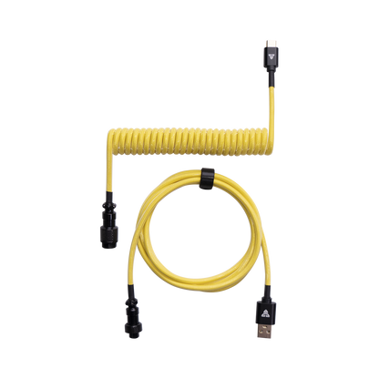 Fantech Coiled Cable Type C Aviator AC701 Kabel Keyboard Mechanical - Fantech Indonesia