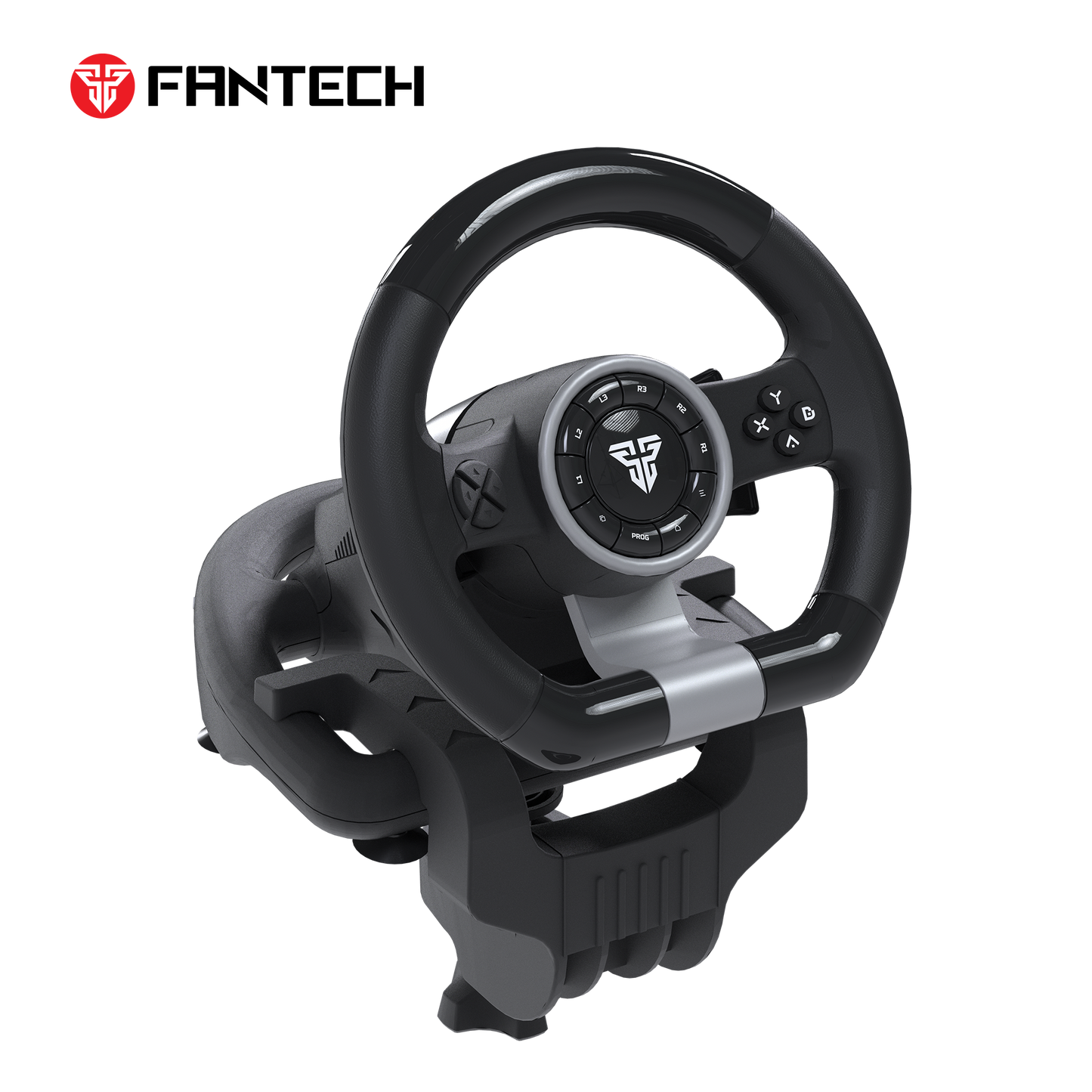 FANTECH R2 STEERING WHEEL BLACK