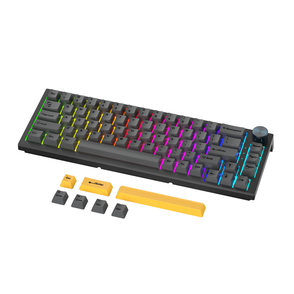Keyboard Gaming 65% Fantech MAXFIT67 - Hotswap Mechanical dengan Knob ...