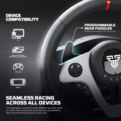 FANTECH R1V2 STEERING WHEEL BLACK