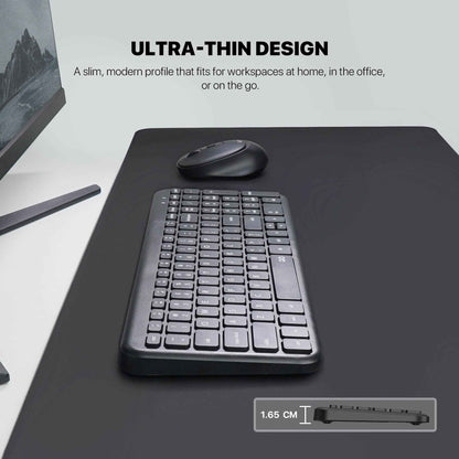 Fantech GO WK901 Combo Keyboard Mouse Wireless Ultra-Thin Silent