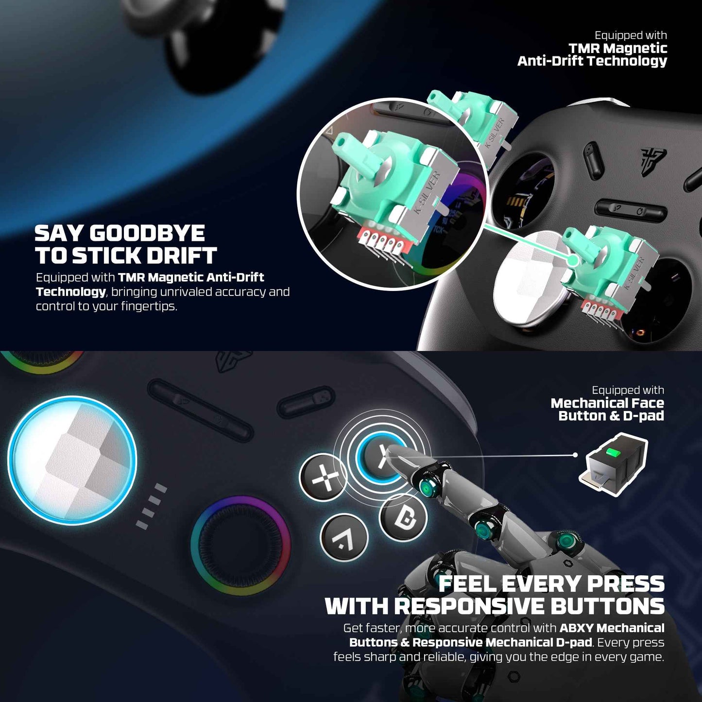 WGP15V2S Orion Bluetooth Gamepad