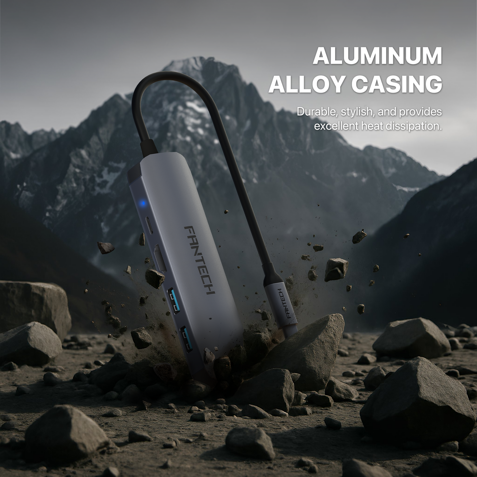 FANTECH HC051 Converter USB Hub Type C 5 in 1