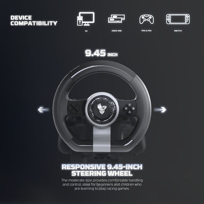 FANTECH R2 STEERING WHEEL BLACK