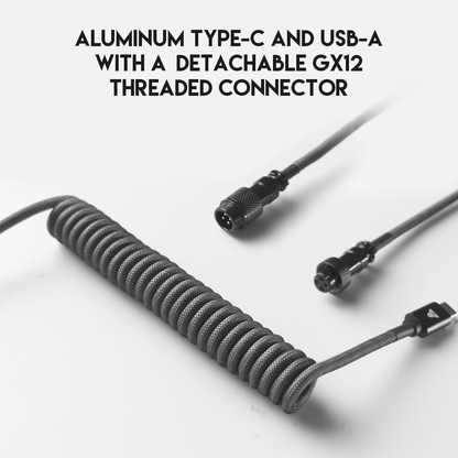 Fantech Coiled Cable Type C Aviator AC701 Kabel Keyboard Mekanik