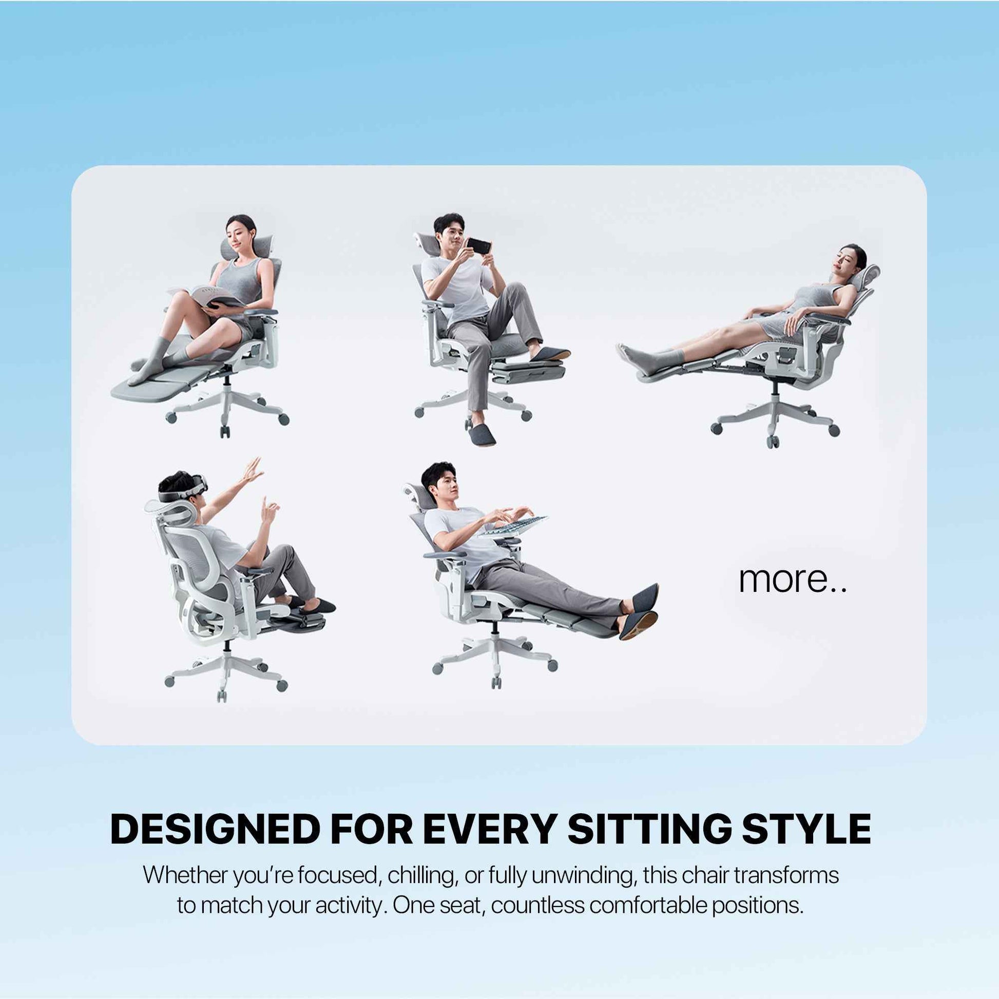 FANTECH OFFICE CHAIR CW1 KURSI KANTOR ERGONOMIS KURSI KERJA DENGAN LUMBAR SUPPORT