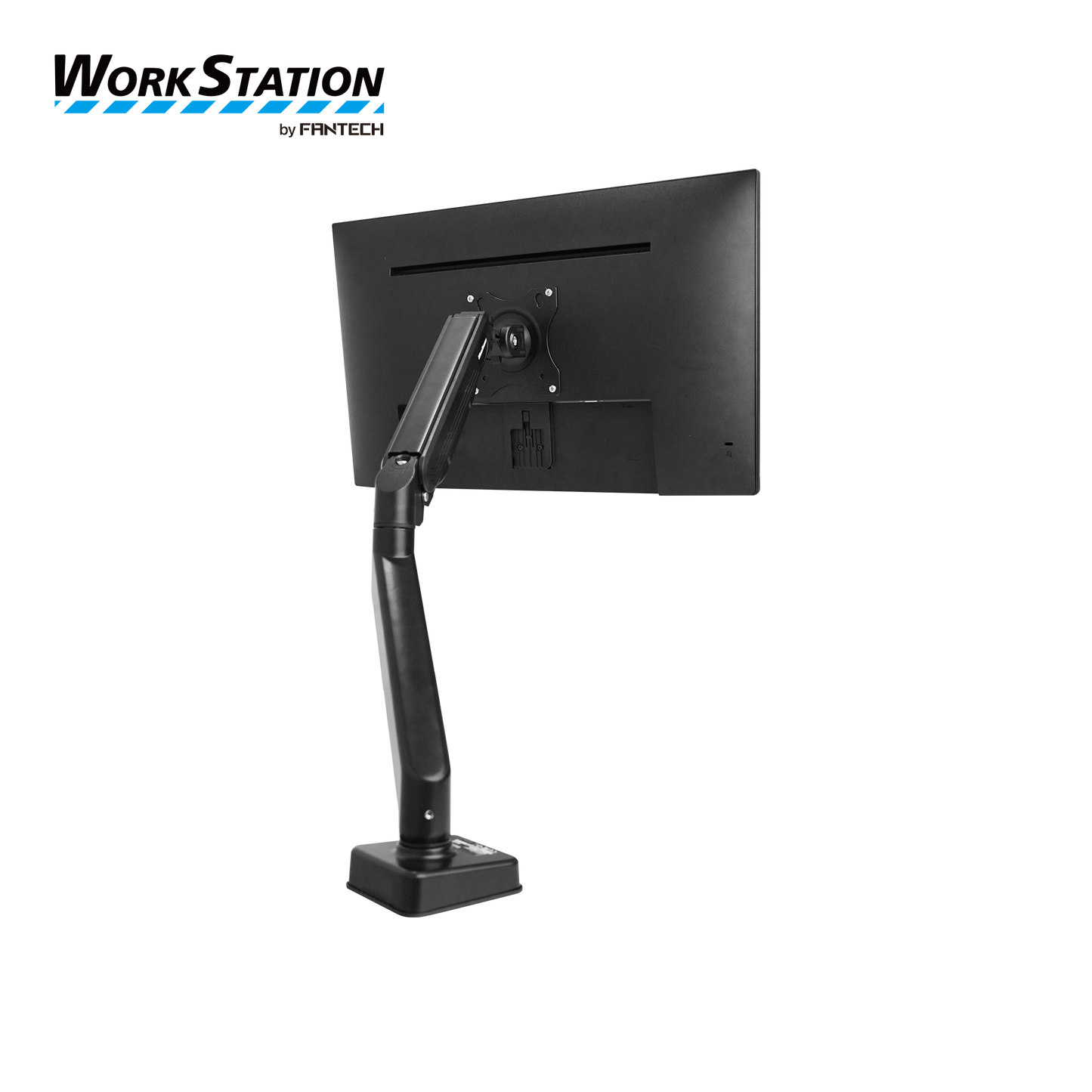 WORK STATION PRO MOUNT SINGLE ARM MBS1 MONITOR BRACKET BLACK