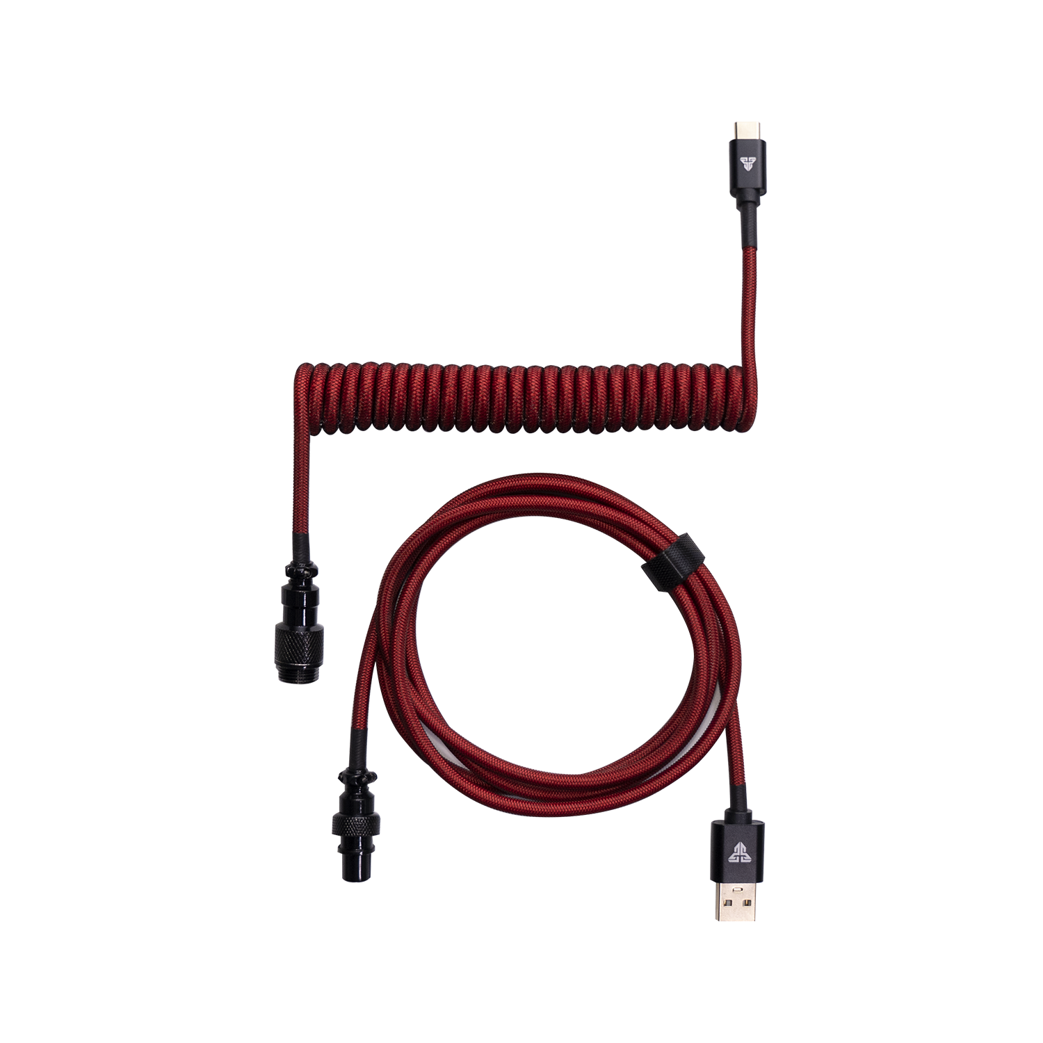 Fantech Coiled Cable Type C Aviator AC701 Kabel Keyboard Mechanical - Fantech Indonesia