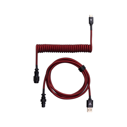 Fantech Coiled Cable Type C Aviator AC701 Kabel Keyboard Mechanical - Fantech Indonesia
