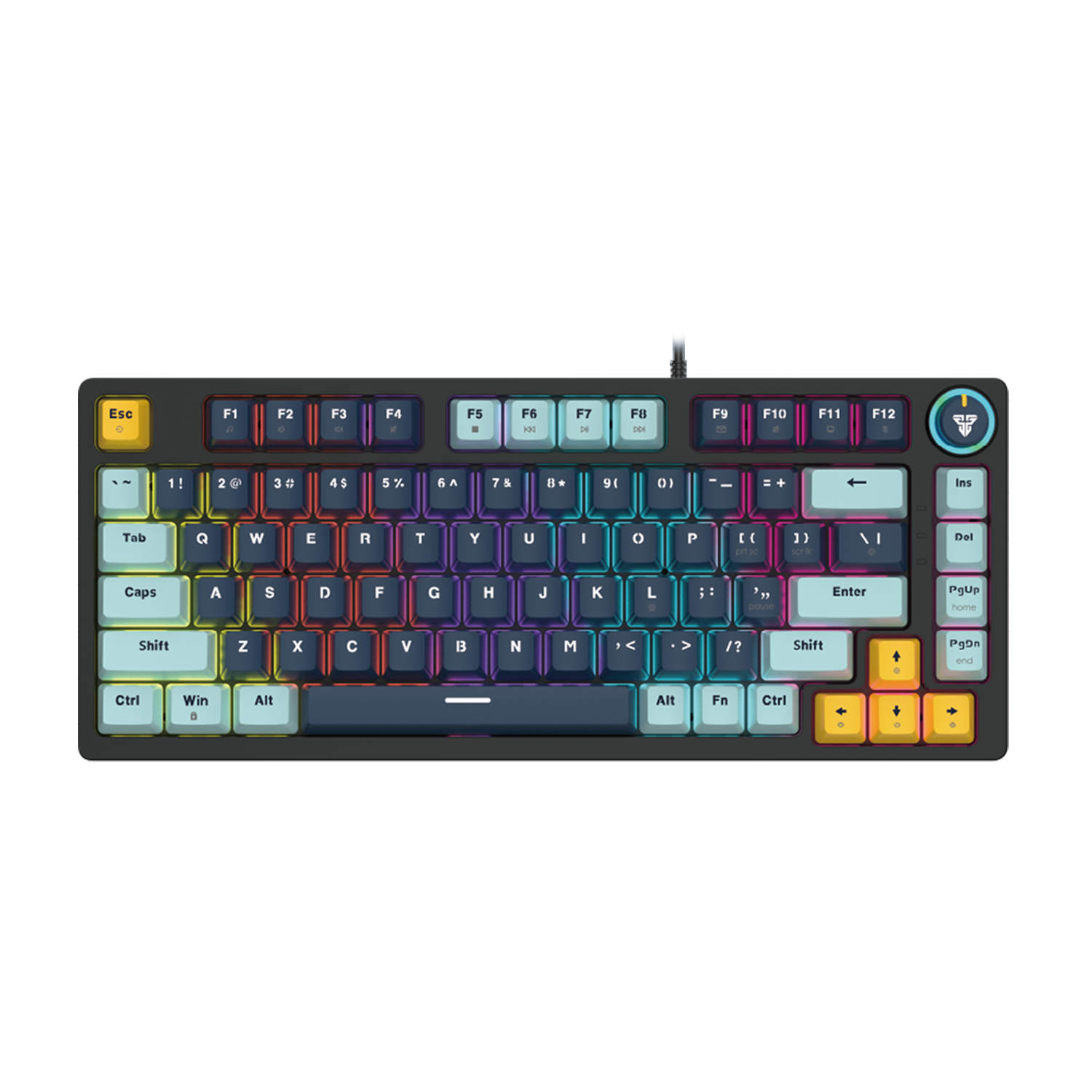 Fantech ATOM MIZU SERIES Keyboard Mechanical Gaming ATOM 63 81 96 Hotswappable 3 Pin