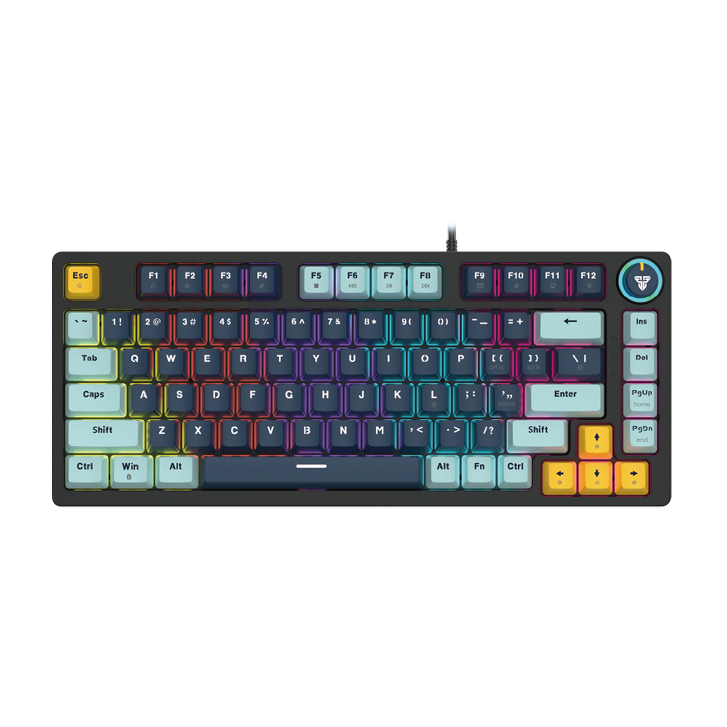 Fantech ATOM MIZU SERIES Keyboard Mechanical Gaming ATOM 63 81 96 Hotswappable 3 Pin