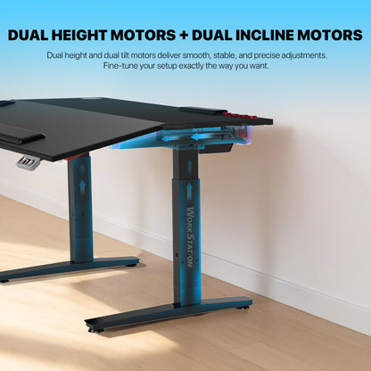 Meja Gaming & Kerja Adjustable Fantech ZURICH DW314