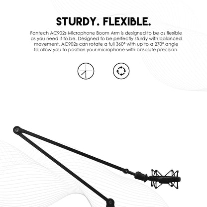 Stand Mic Meja Boom Arm Adjustable AC902S for LEVIOSA MCX01 02