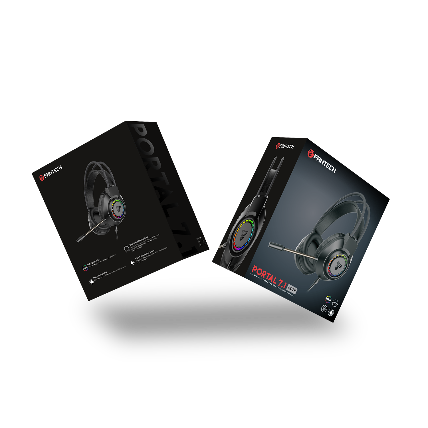 Fantech Headset Gaming RGB USB PORTAL 7.1 HG28 - Fantech Indonesia