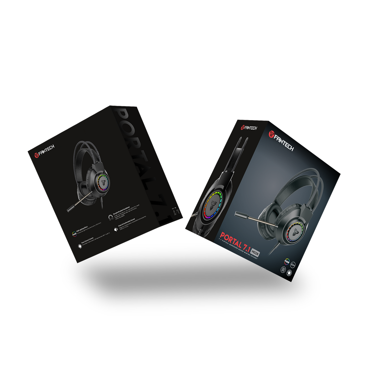Fantech Headset Gaming RGB USB PORTAL 7.1 HG28 - Fantech Indonesia
