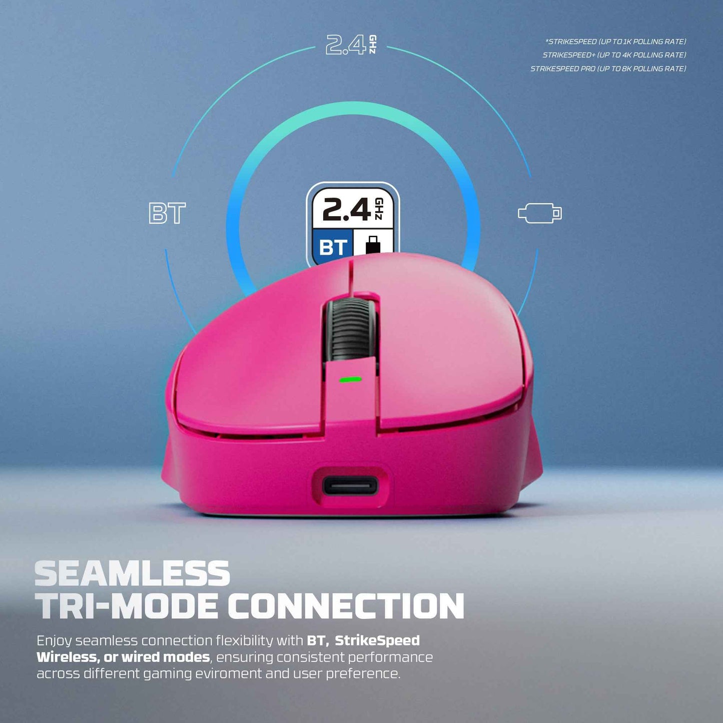 Fantech YARI E WG14E Mouse Gaming Wireless