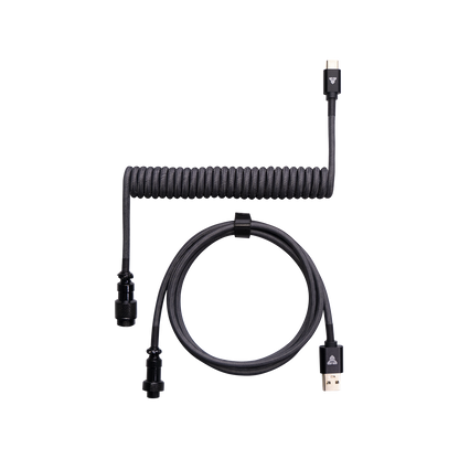 Fantech Coiled Cable Type C Aviator AC701 Kabel Keyboard Mechanical - Fantech Indonesia