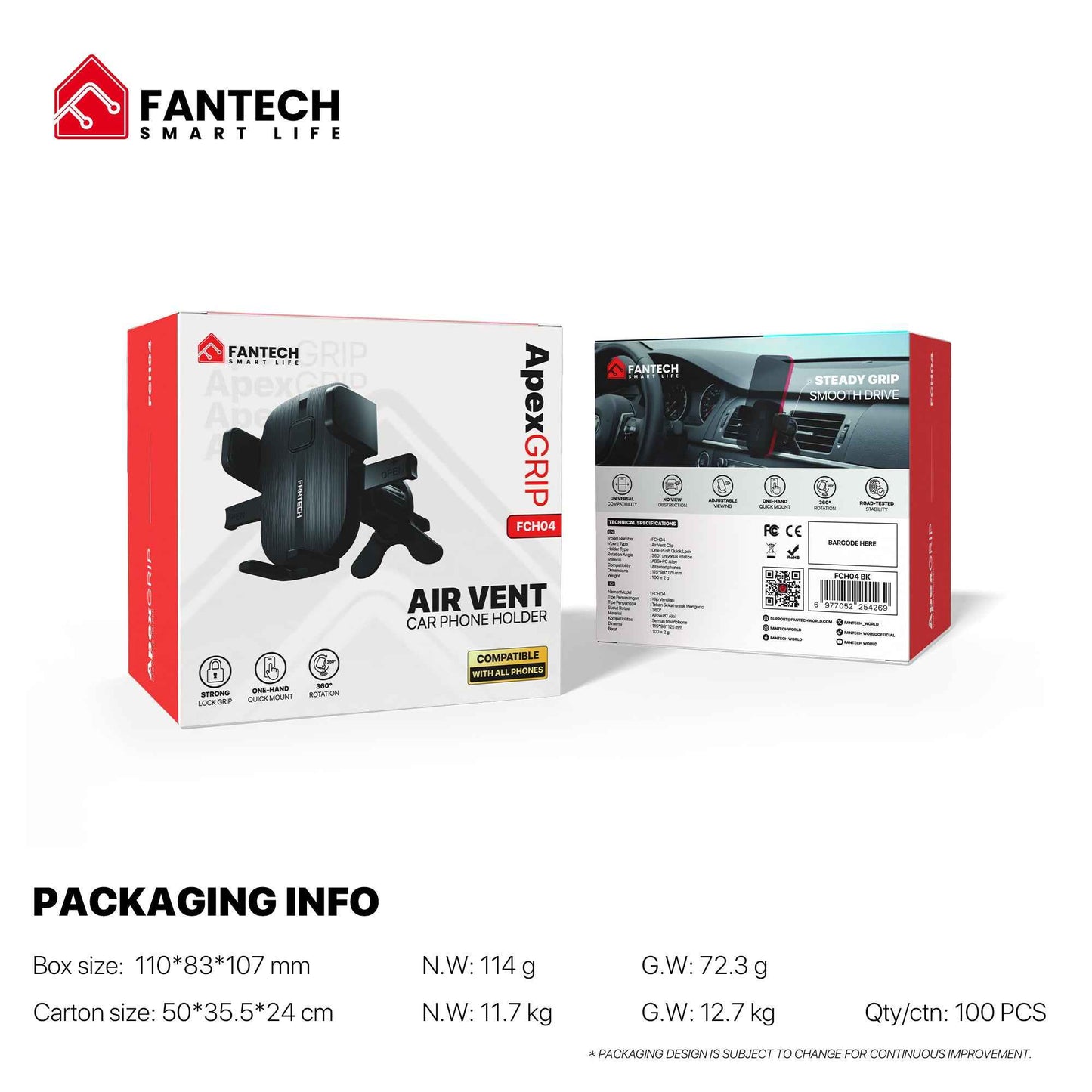 Fantech Car Phone Holder FCH04
