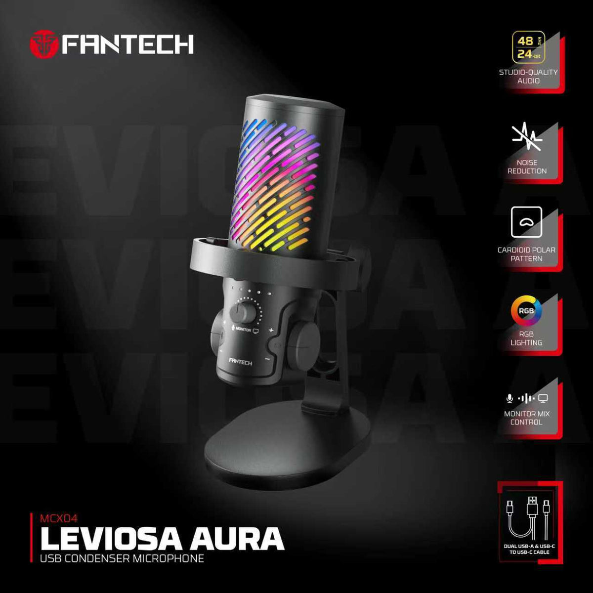Microphone Gaming mcx04 Kualitas Audio