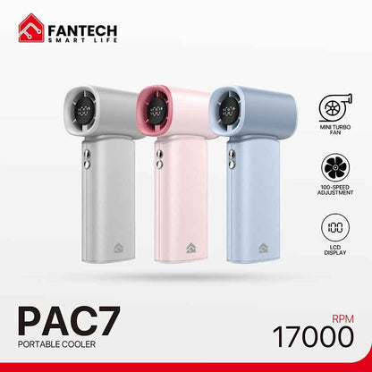 Fantech Life Kipas Angin Portable PAC7 Kipas Mini Turbo 17000 RPM