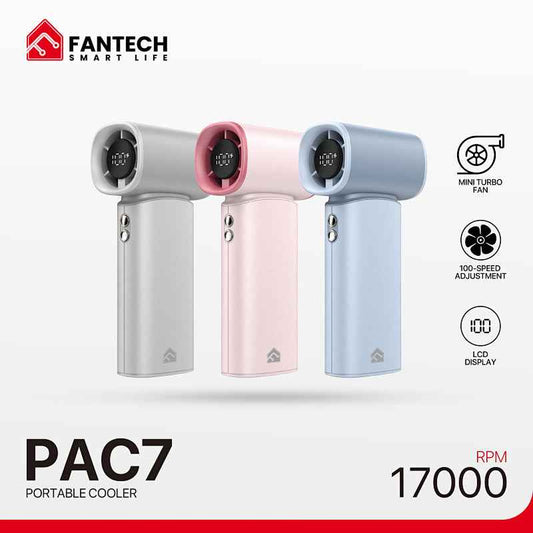 Fantech Life Kipas Angin Portable PAC7 Kipas Mini Turbo 17000 RPM