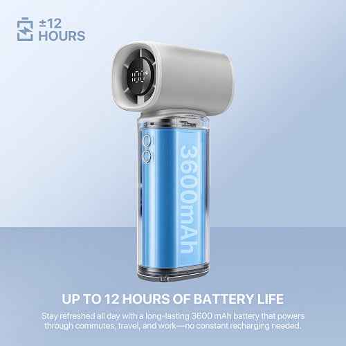 Fantech Life Kipas Angin Portable PAC7 Kipas Mini Turbo 17000 RPM