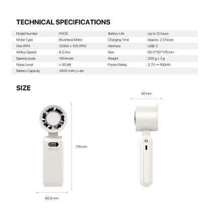 Fantech Life Kipas Angin Portable PAC6