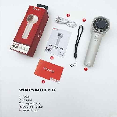 Fantech Life Kipas Angin Portable PAC5 Mini Handheld Fan